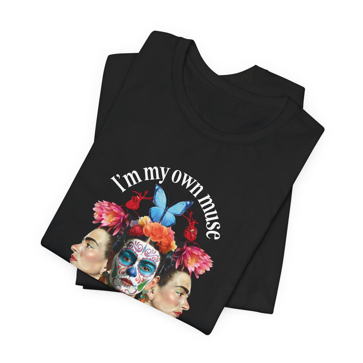 Frida Kahlo Butterfly Mirror Portrait T-Shirt