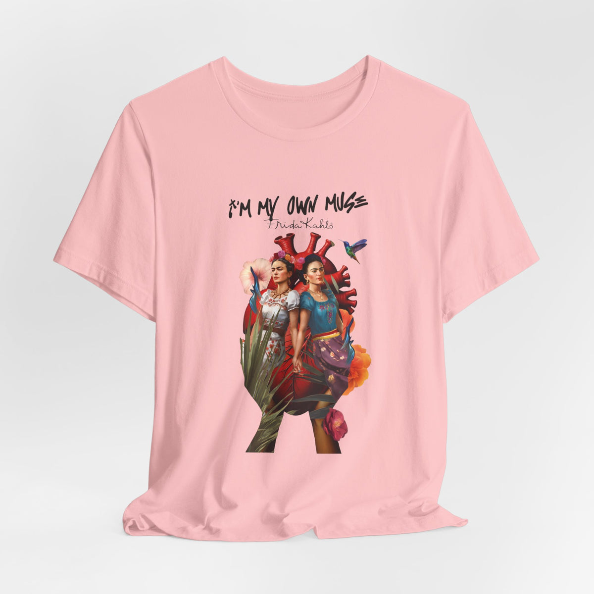 Frida Kahlo Anatomical Heart Embrace T-Shirt