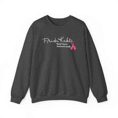 Frida Kahlo Inspired Sweatshirt - Breast Cancer Awareness Collection