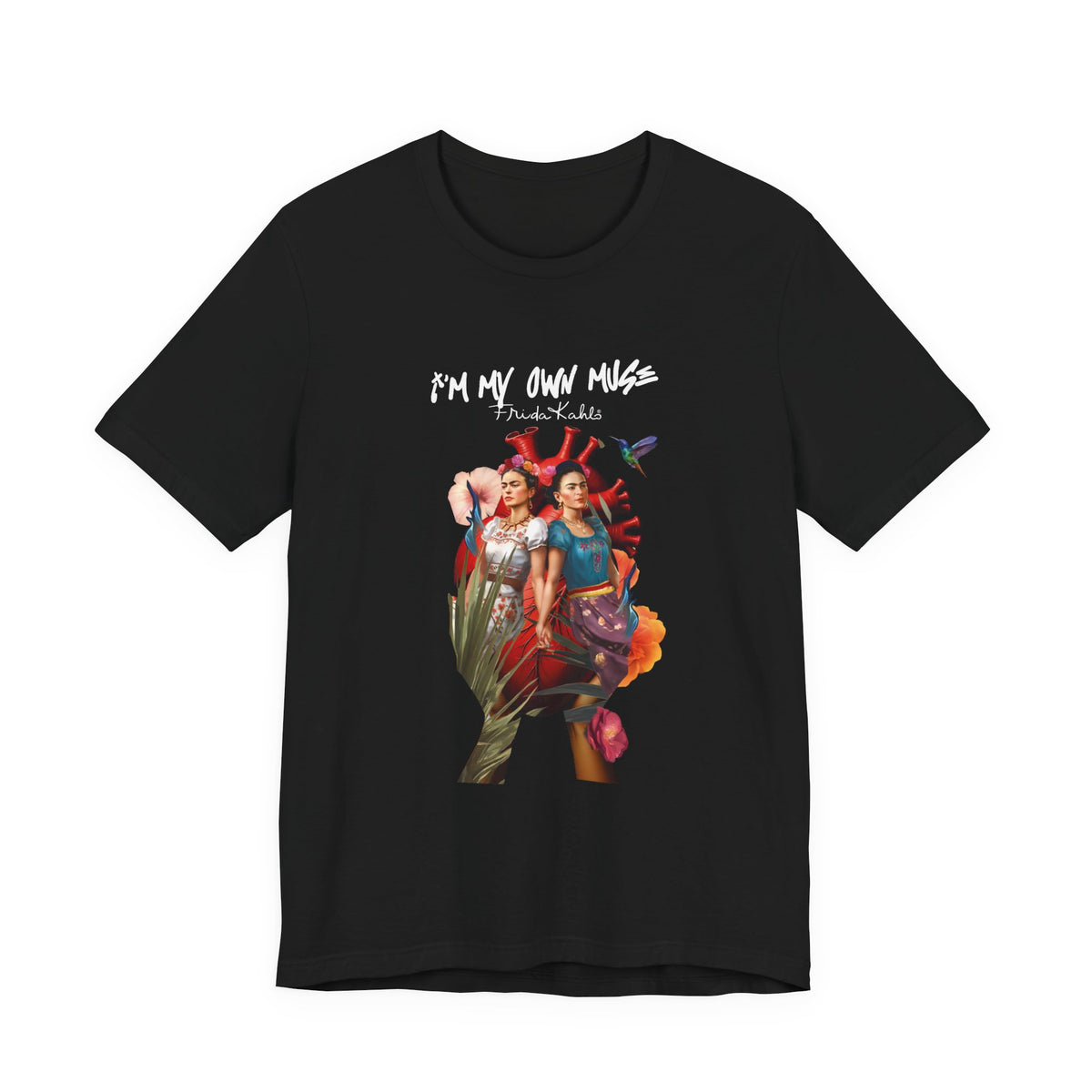 Frida Kahlo Anatomical Heart Embrace T-Shirt