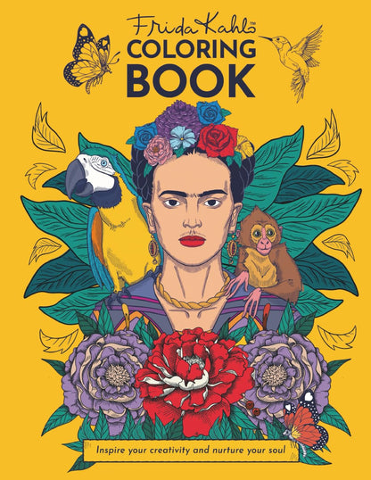 Frida Kahlo - Official Coloring Book: A Journey Through 64 Pages of Art, Creativity &amp; Expression