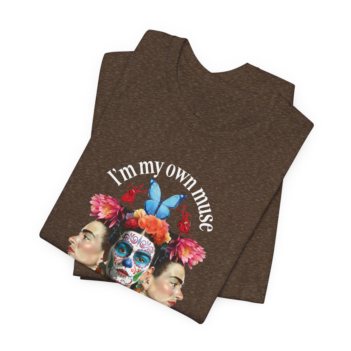 Frida Kahlo Butterfly Mirror Portrait T-Shirt
