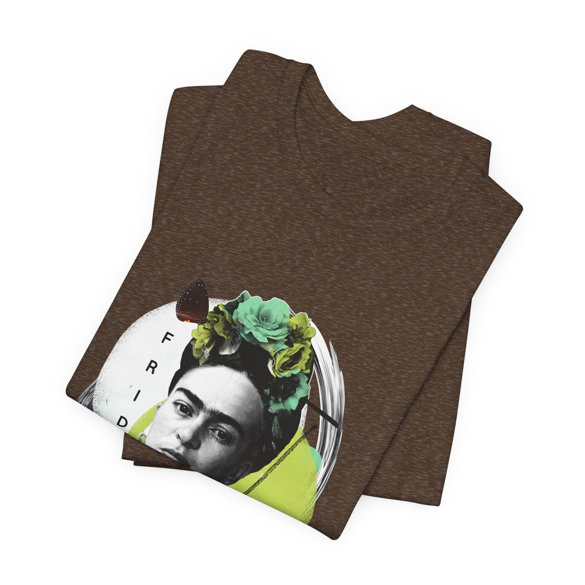 Frida Kahlo Modern Collage Portrait T-Shirt