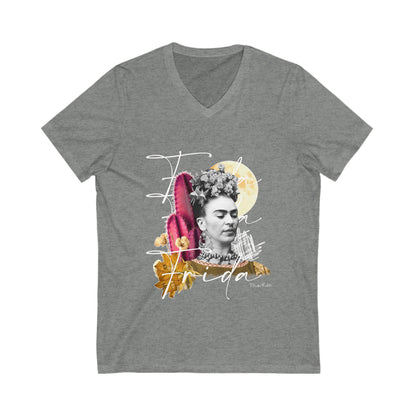 Frida Kahlo V-Neck Tee
