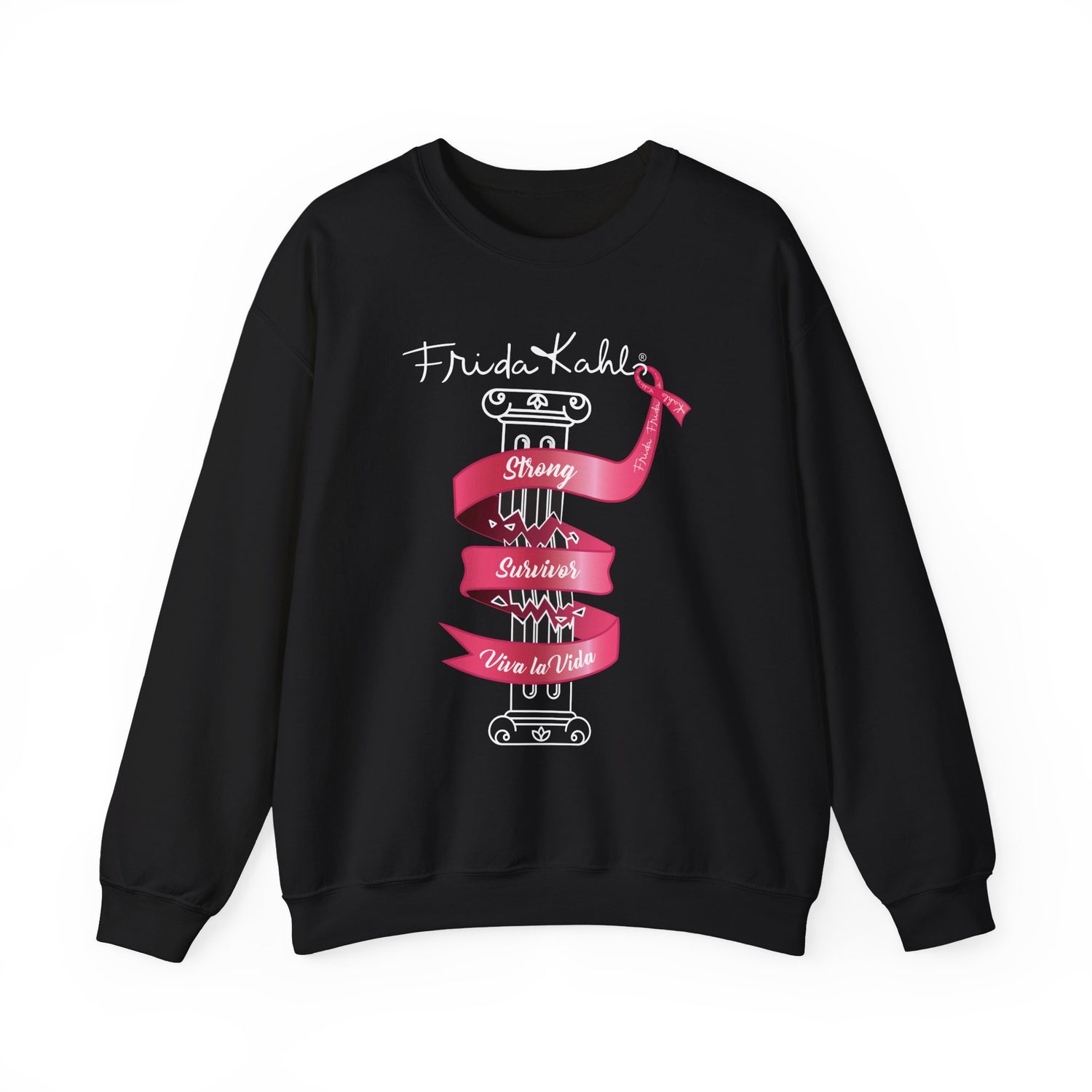 Frida Kahlo Inspired Sweatshirt - Breast Cancer Awareness Collection