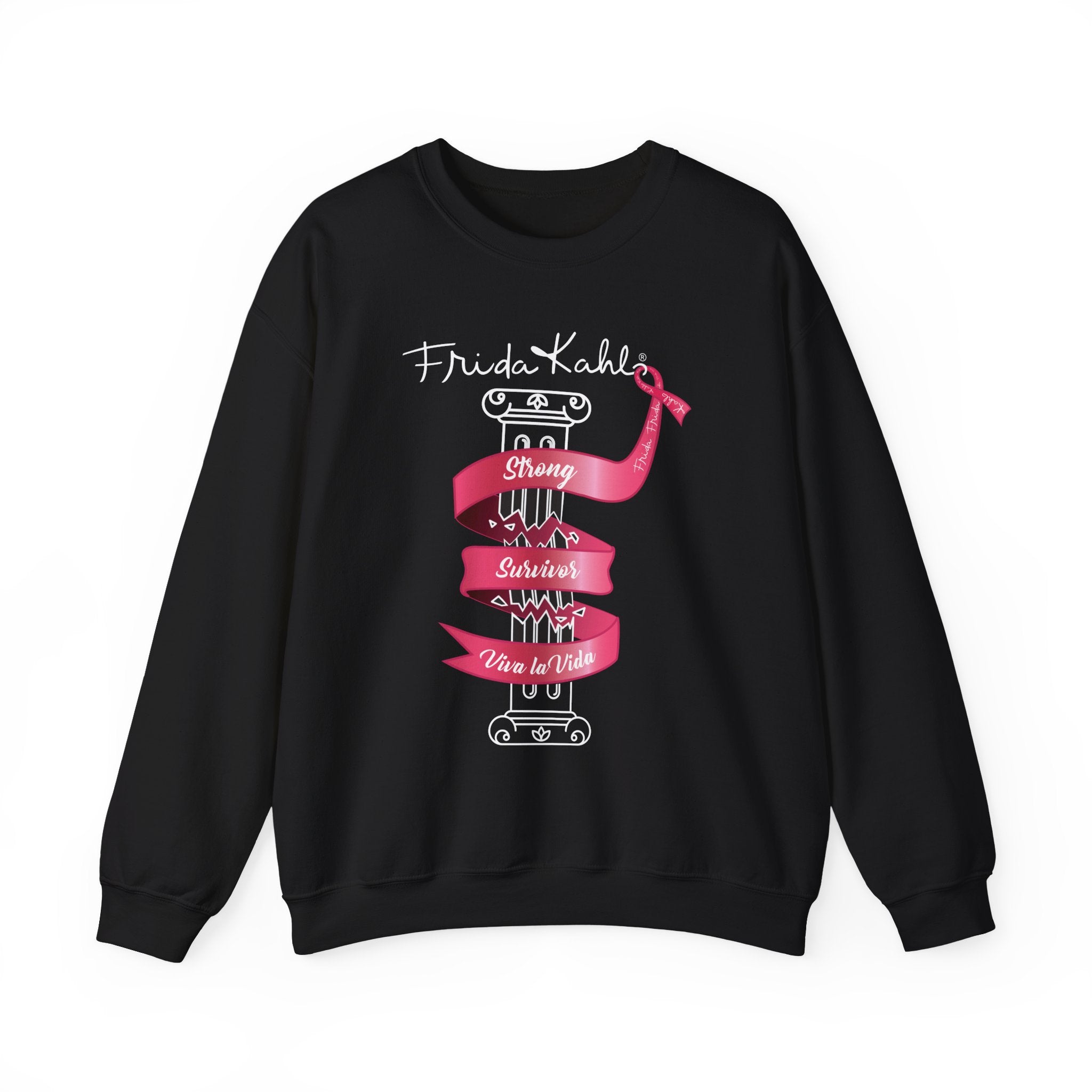Frida Kahlo Inspired Sweatshirt - Breast Cancer Awareness Collection