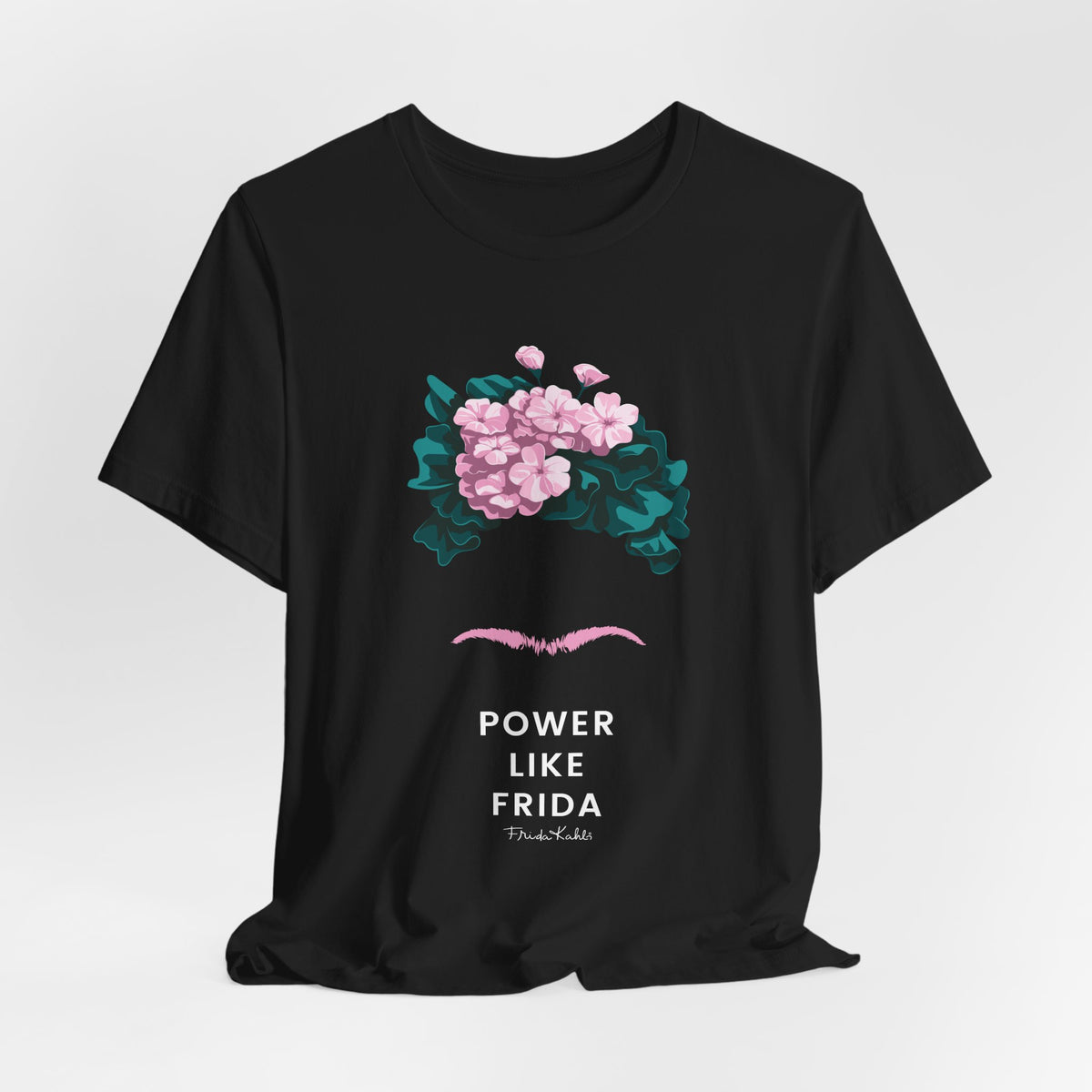 Frida Kahlo Power Like Frida Breast Cancer Awareness T-Shirt