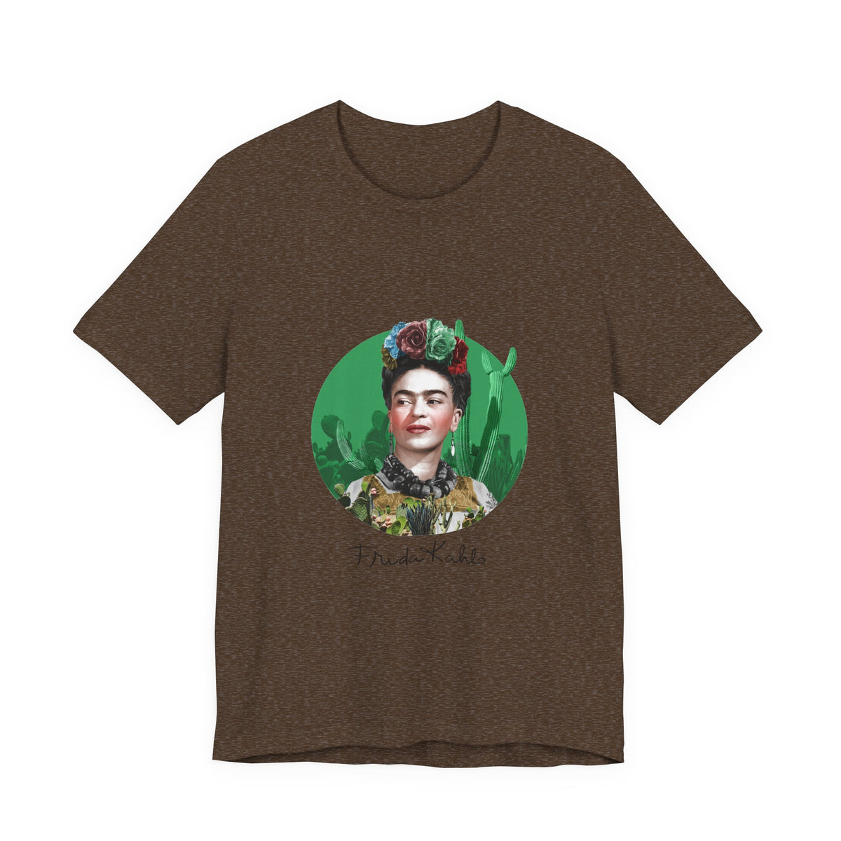 Frida Kahlo Cactus Garden Medallion T-Shirt