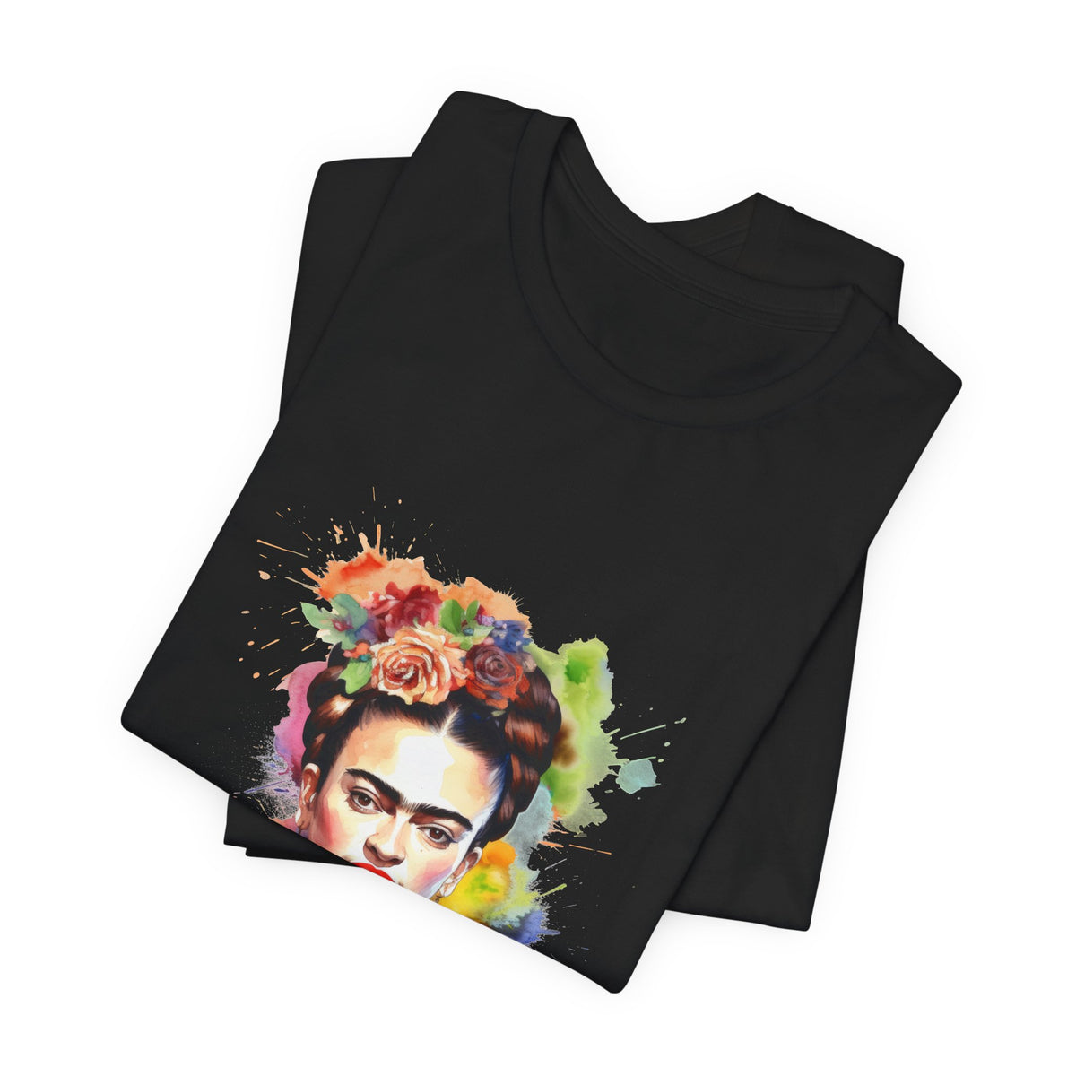 Frida Kahlo Garden Bloom Portrait T-Shirt