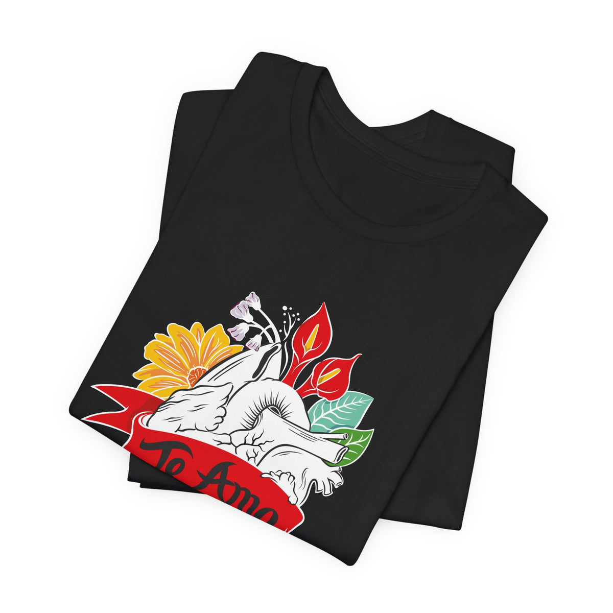 Frida Kahlo Te Amo Más Que Mi Propia Piel Anatomical Heart T-Shirt