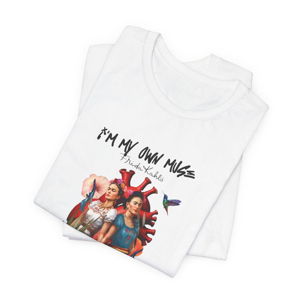 Frida Kahlo Anatomical Heart Embrace T-Shirt