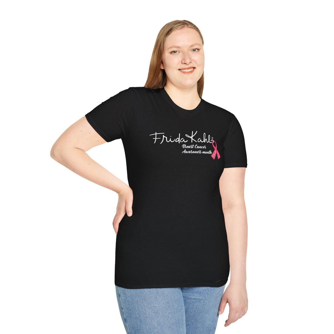Frida Kahlo Breast Cancer Awareness T-Shirt