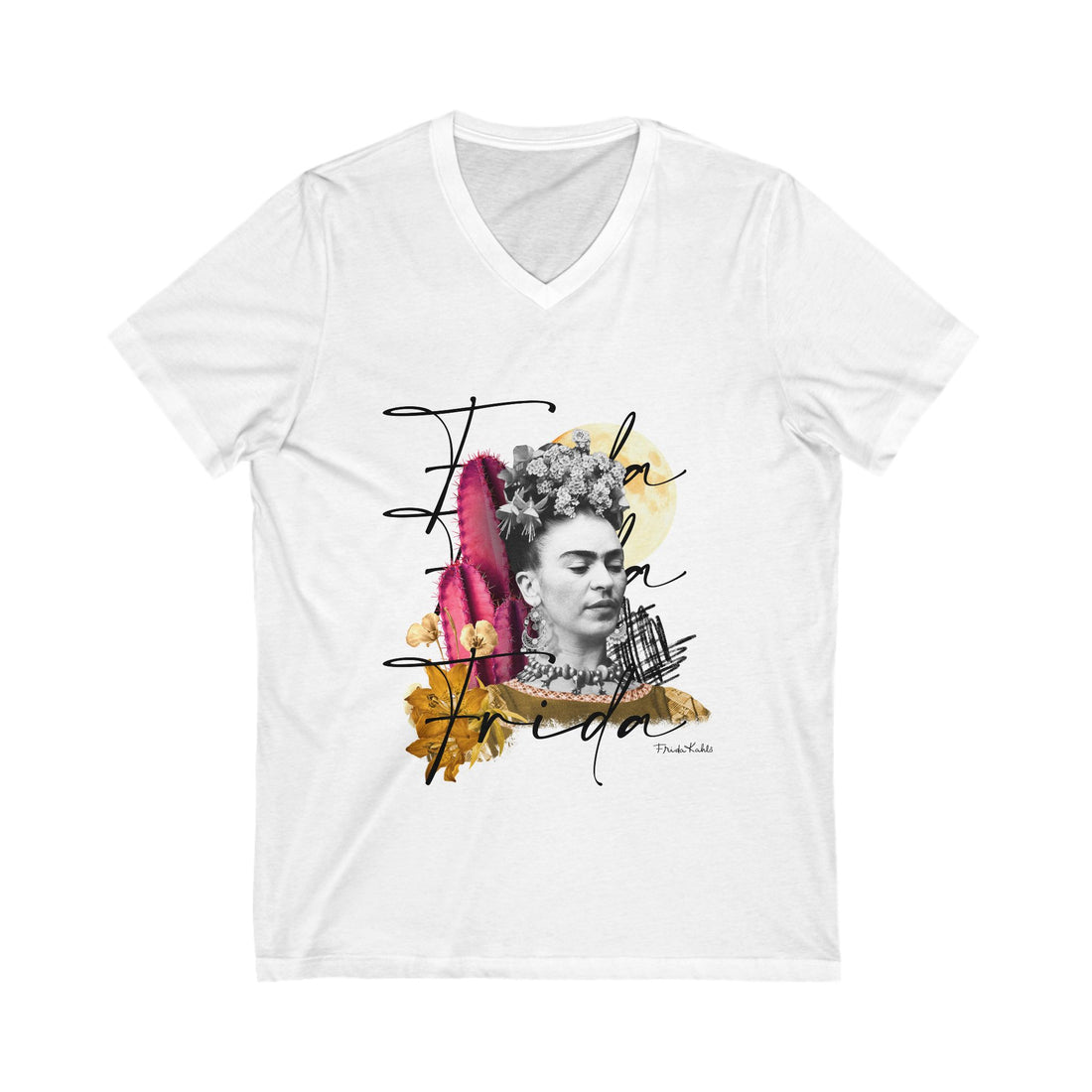Frida Kahlo V-Neck Tee