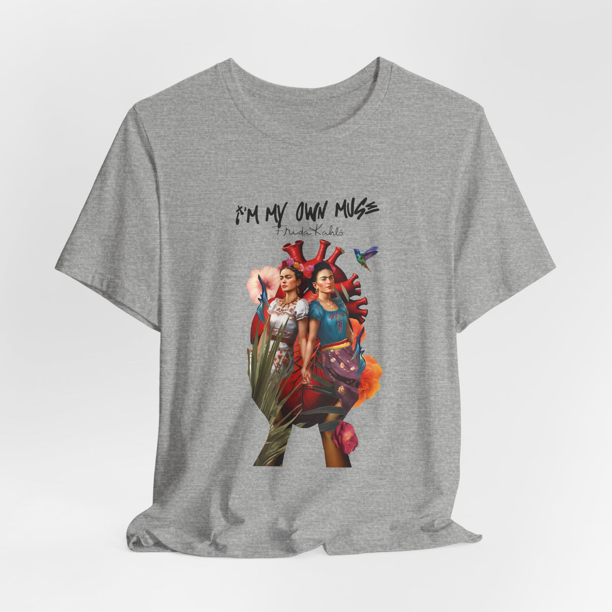 Frida Kahlo Anatomical Heart Embrace T-Shirt
