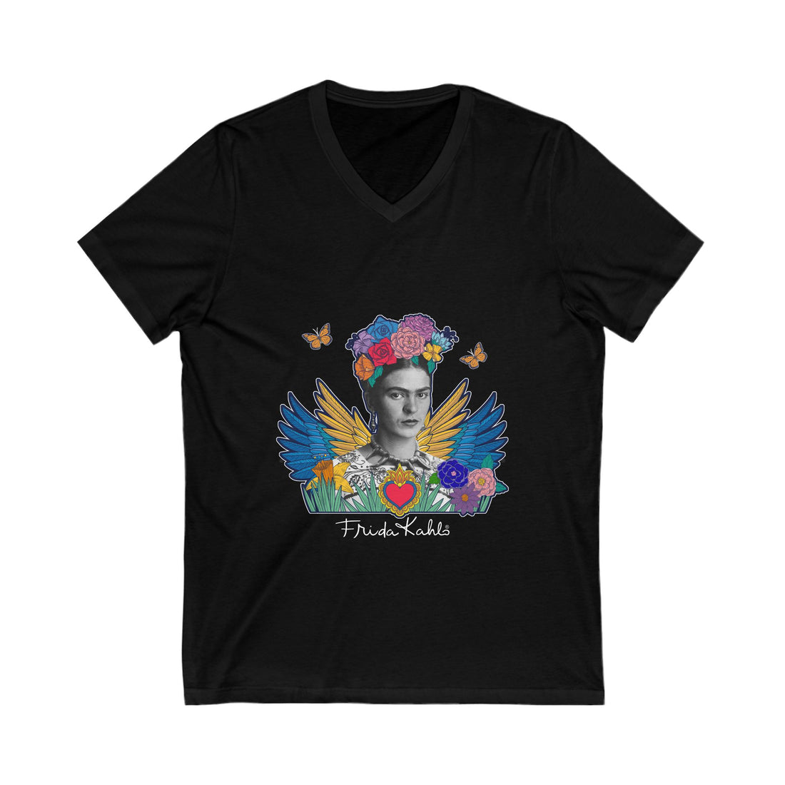 Frida Kahlo V-Neck Tee