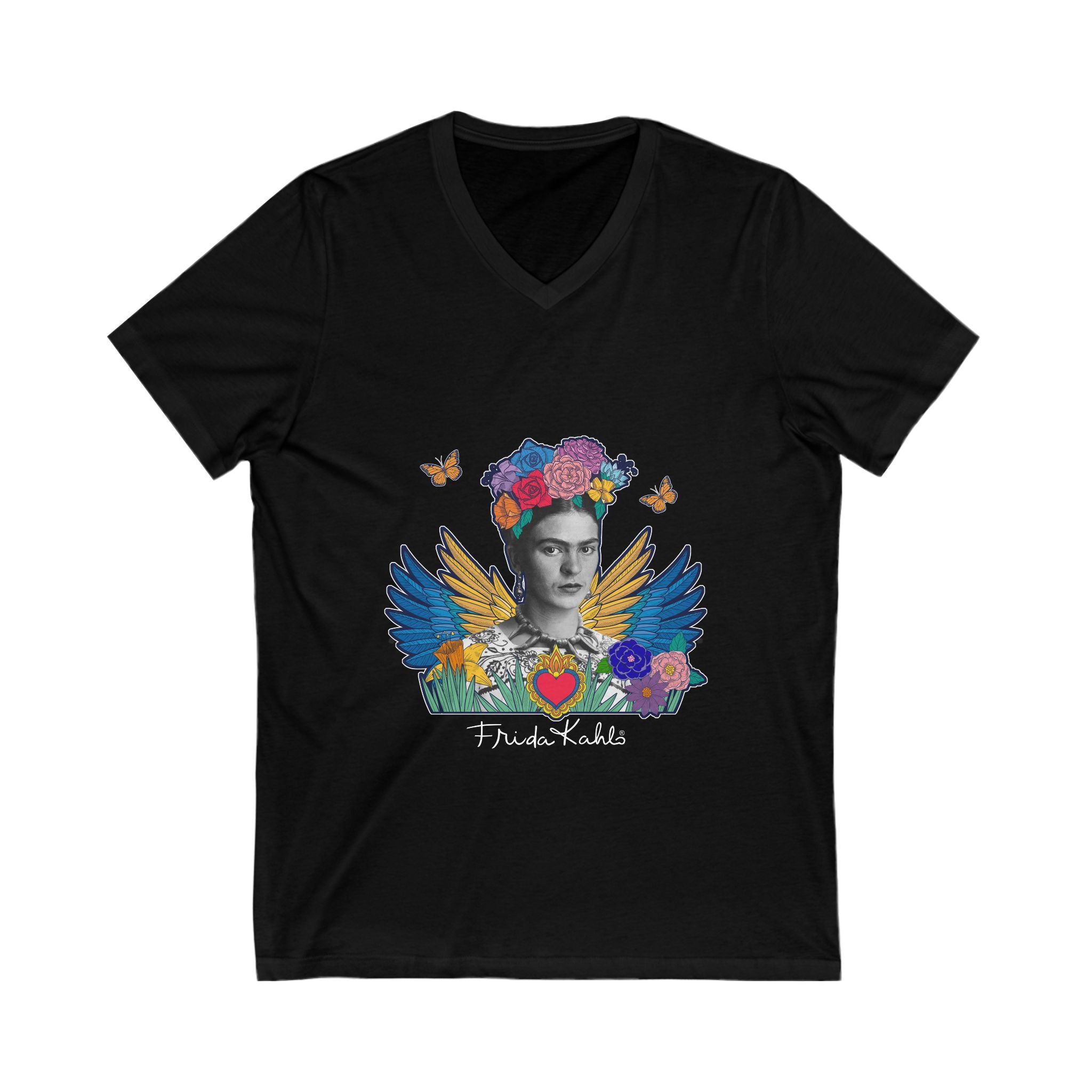 Frida Kahlo V-Neck Tee