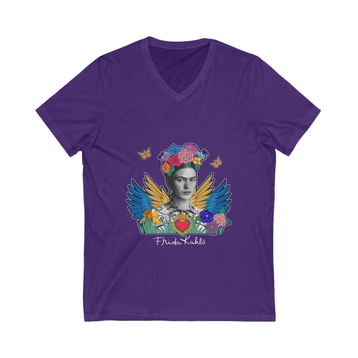 Frida Kahlo V-Neck Tee