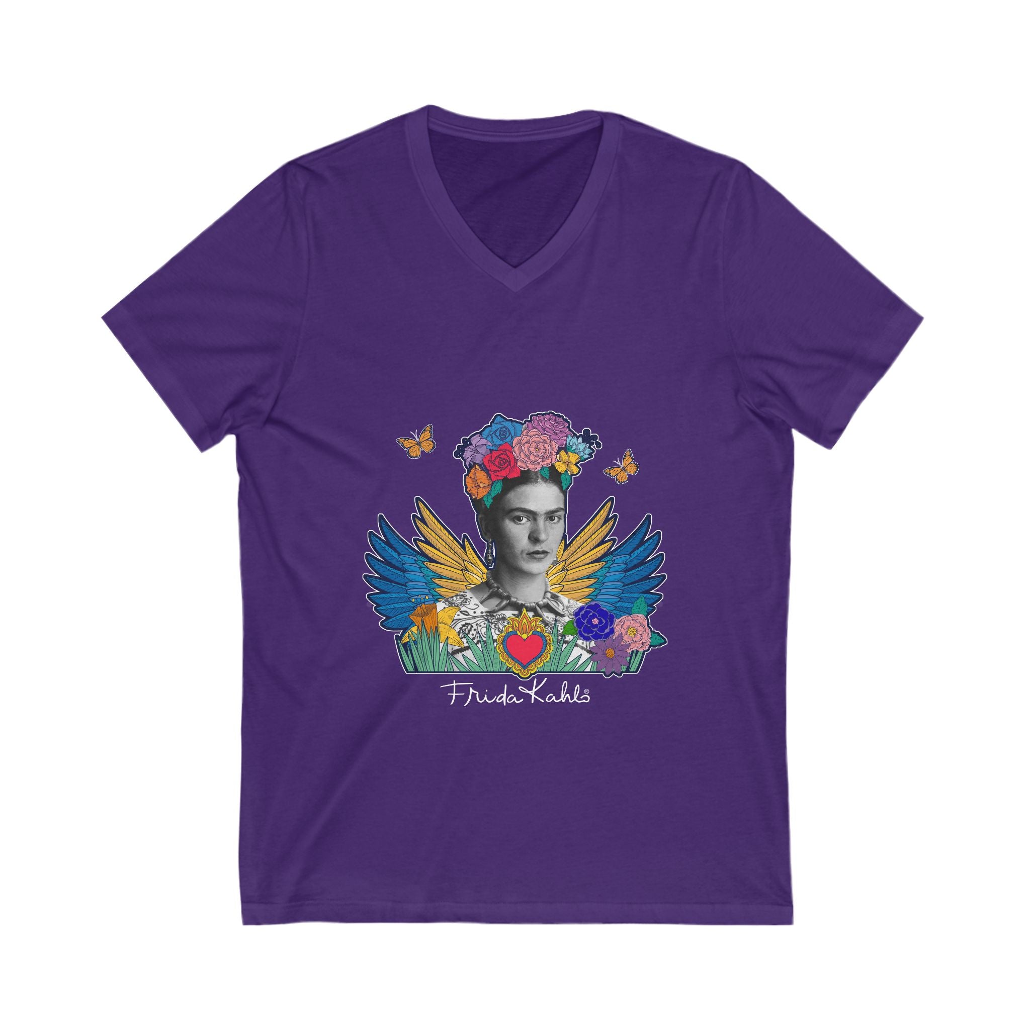 Frida Kahlo V-Neck Tee