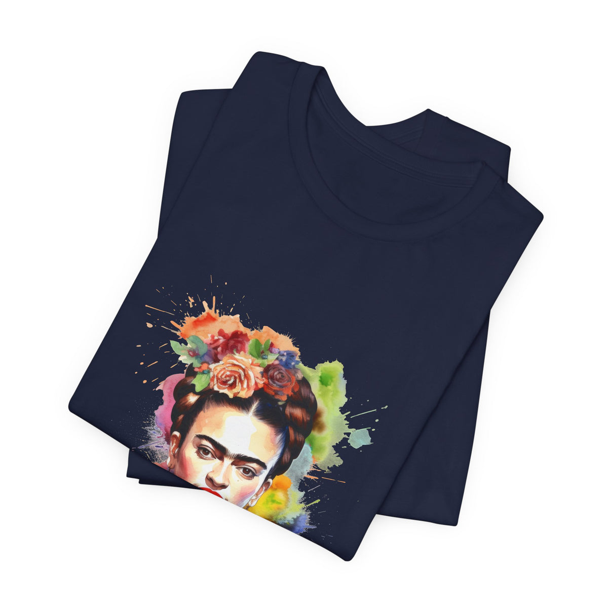 Frida Kahlo Garden Bloom Portrait T-Shirt