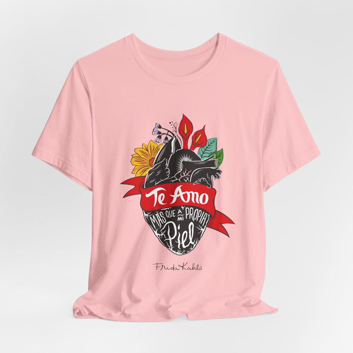 Frida Kahlo Te Amo Más Que Mi Propia Piel Anatomical Heart T-Shirt