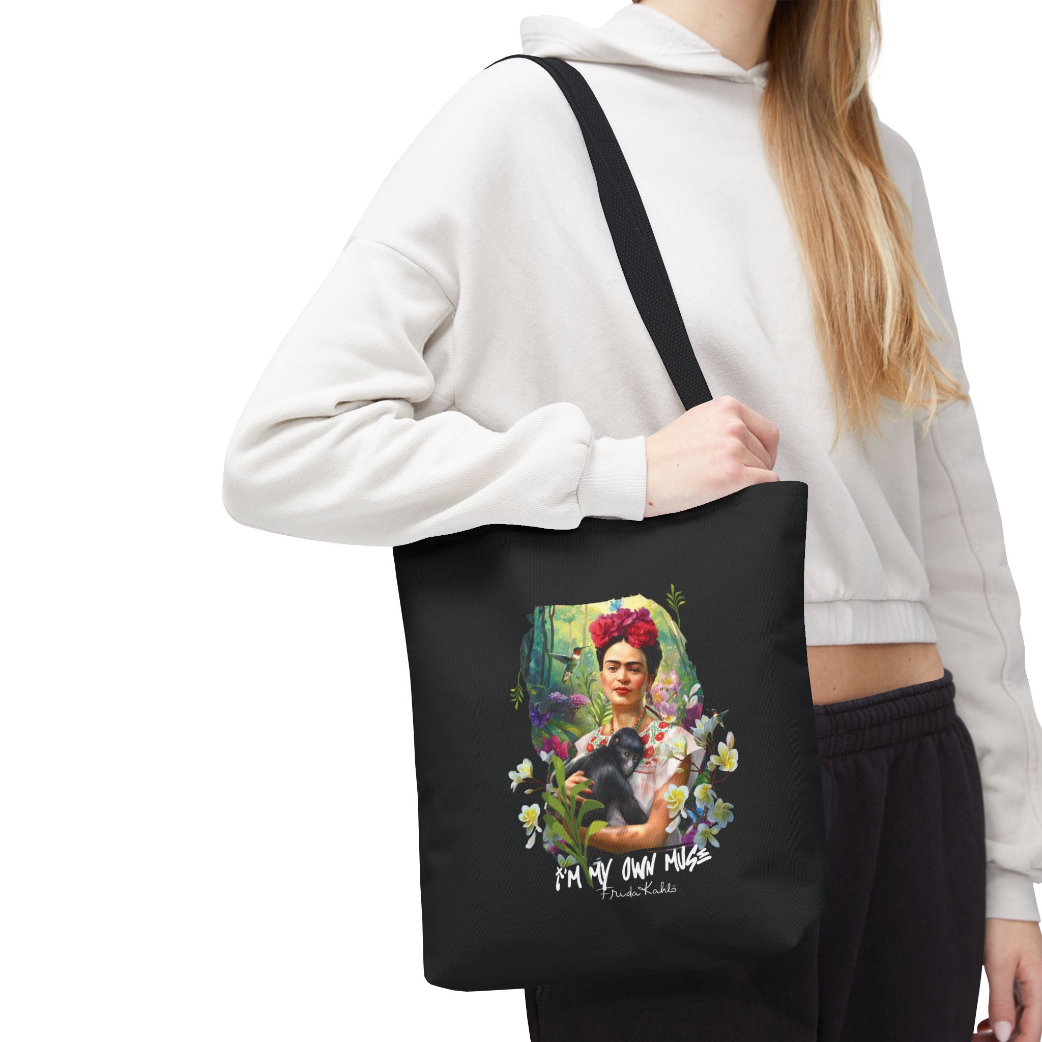 Frida Kahlo Inspired Colorful Art Tote Bag — &