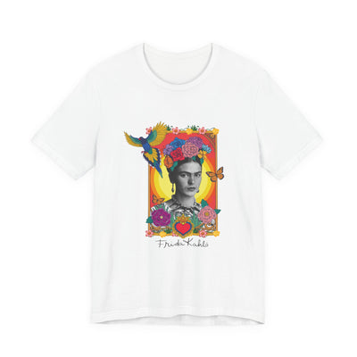 Frida Kahlo Hummingbird Golden Frame T-Shirt