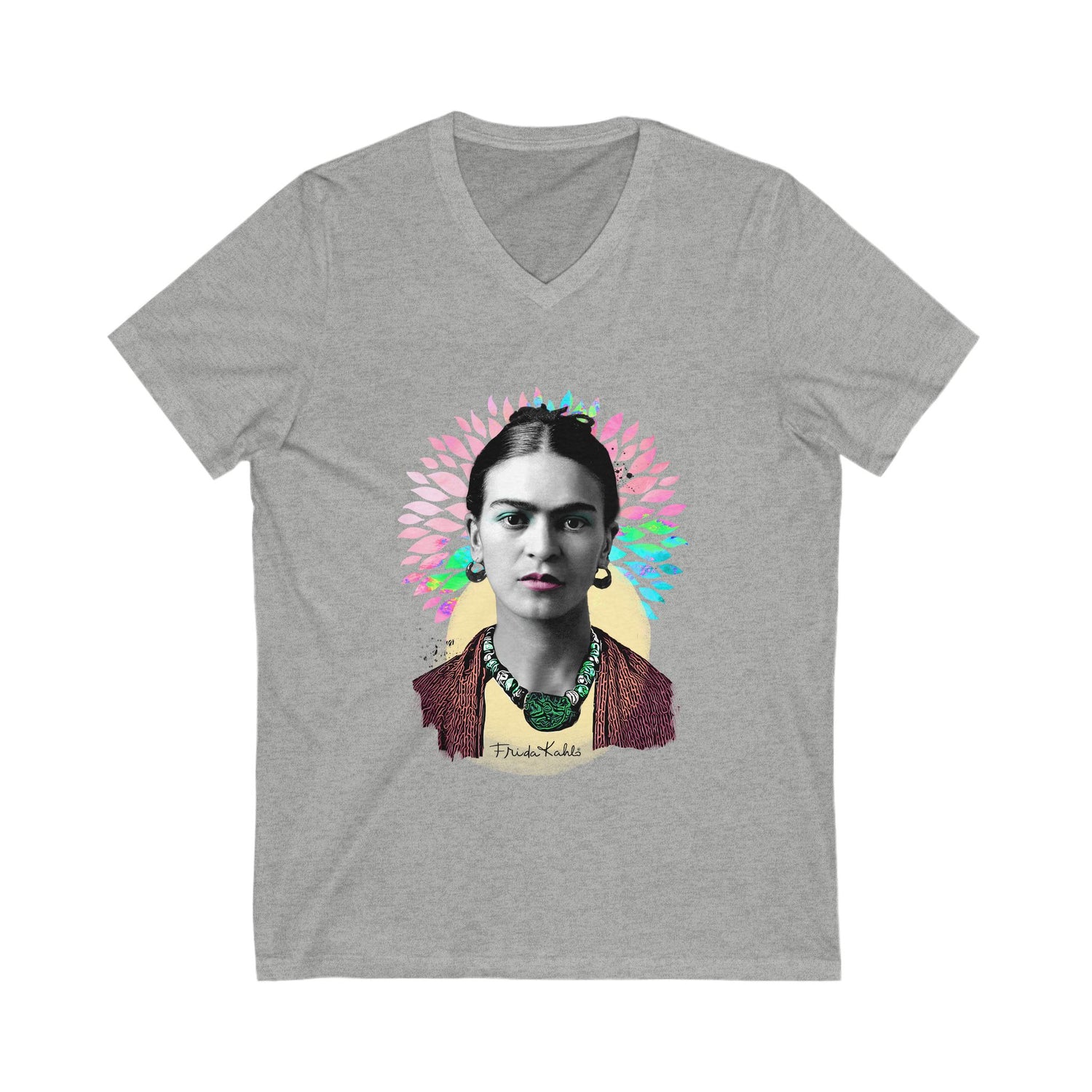 Frida Kahlo V-Neck Tee