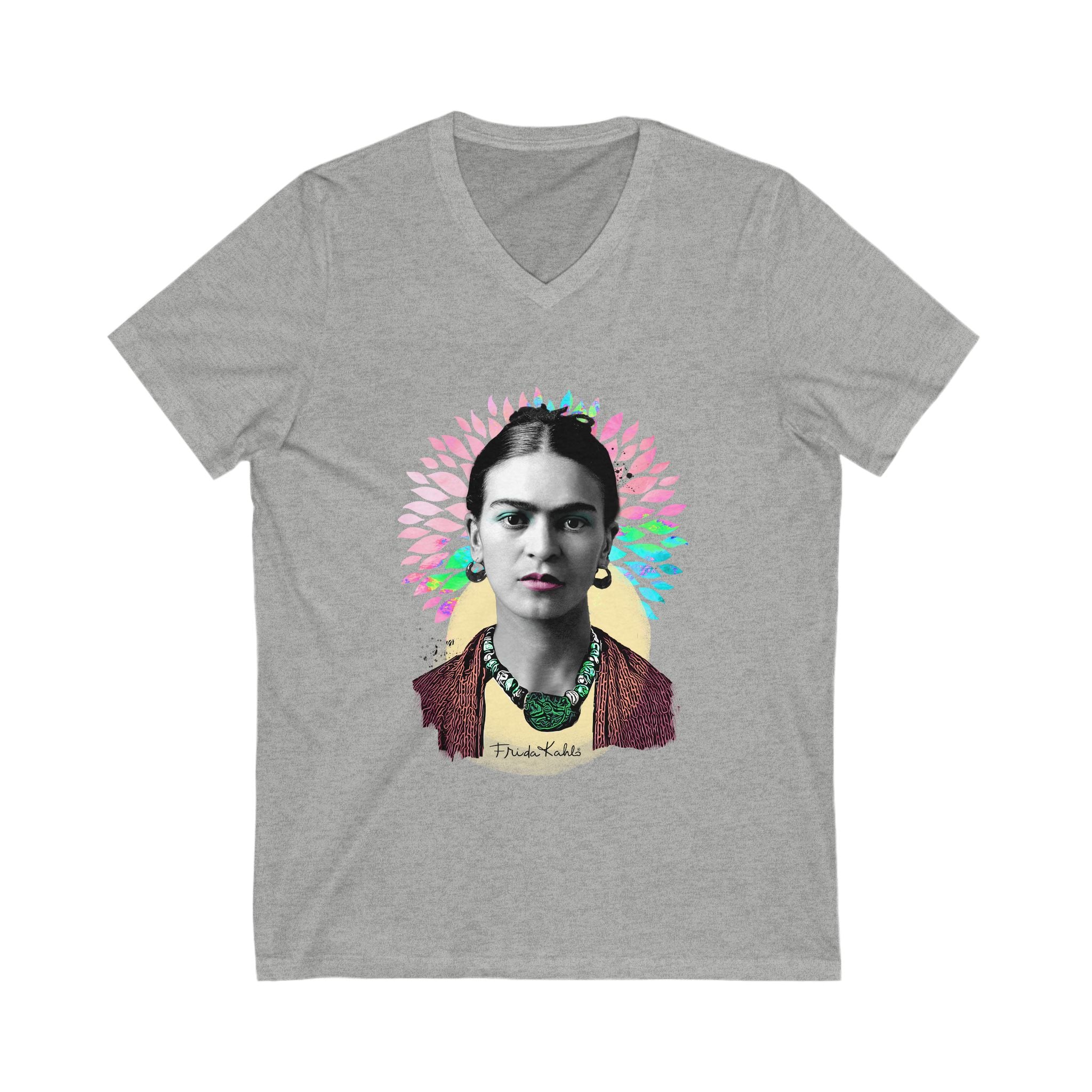 Frida Kahlo V-Neck Tee