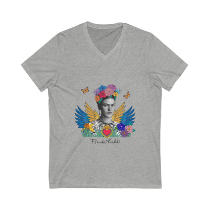 Frida Kahlo V-Neck Tee