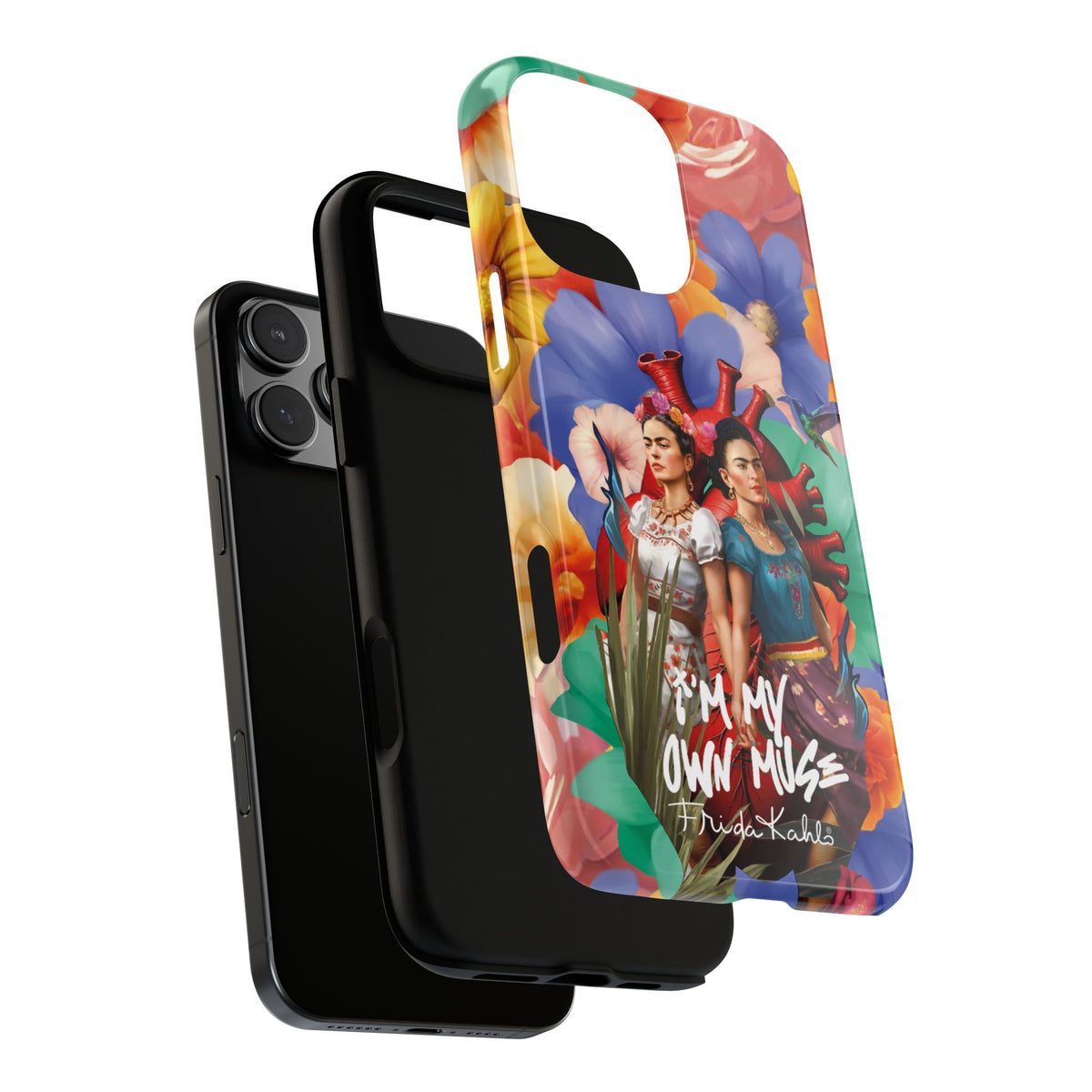 Frida Kahlo I Am My Own Muse Two Fridas iPhone Case