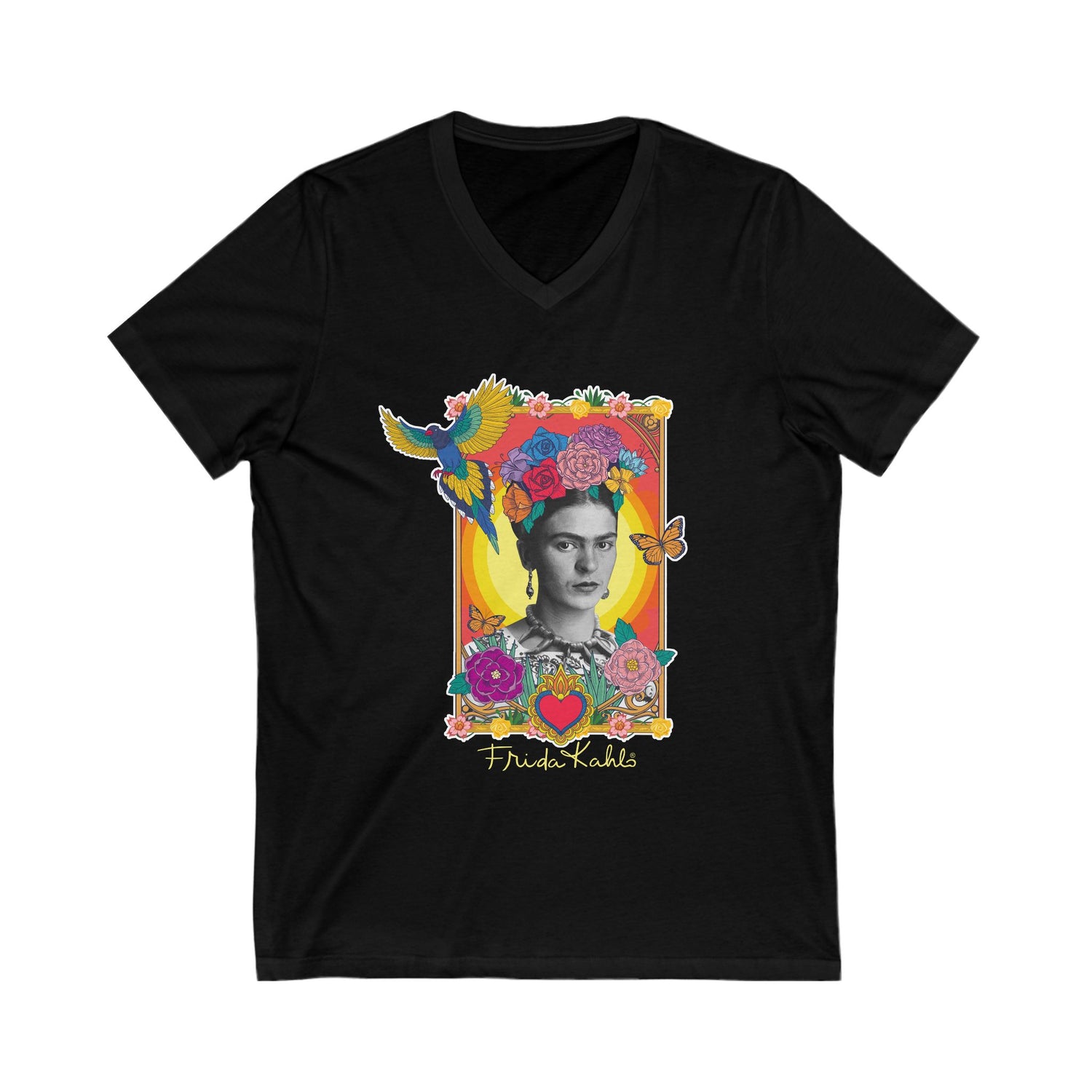 Frida Kahlo V-Neck Tee