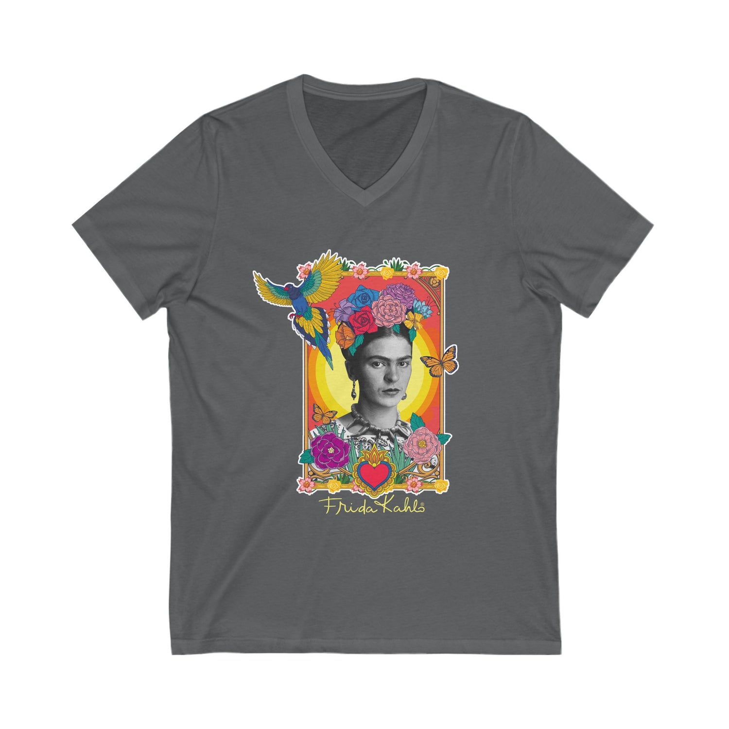 Frida Kahlo V-Neck Tee