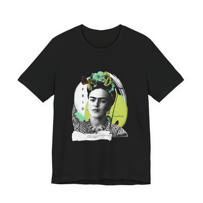 Frida Kahlo Modern Collage Portrait T-Shirt