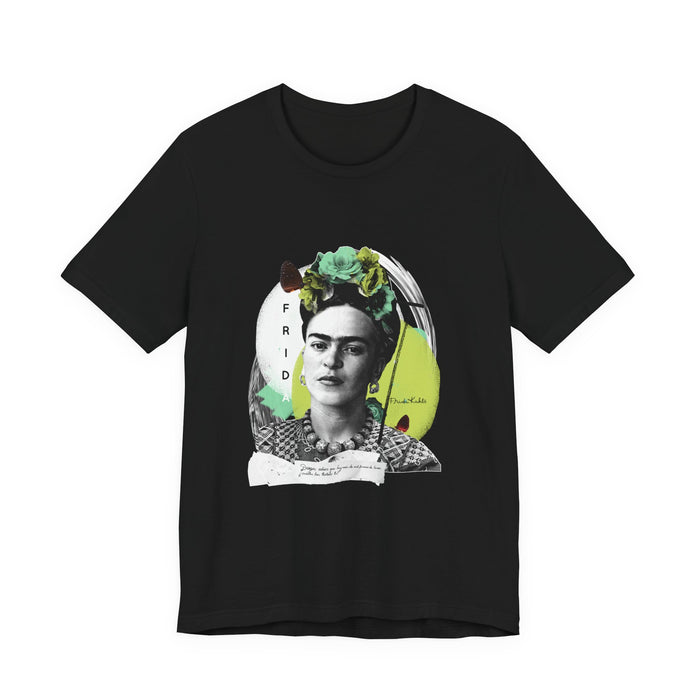 Frida Kahlo Modern Collage Portrait T-Shirt