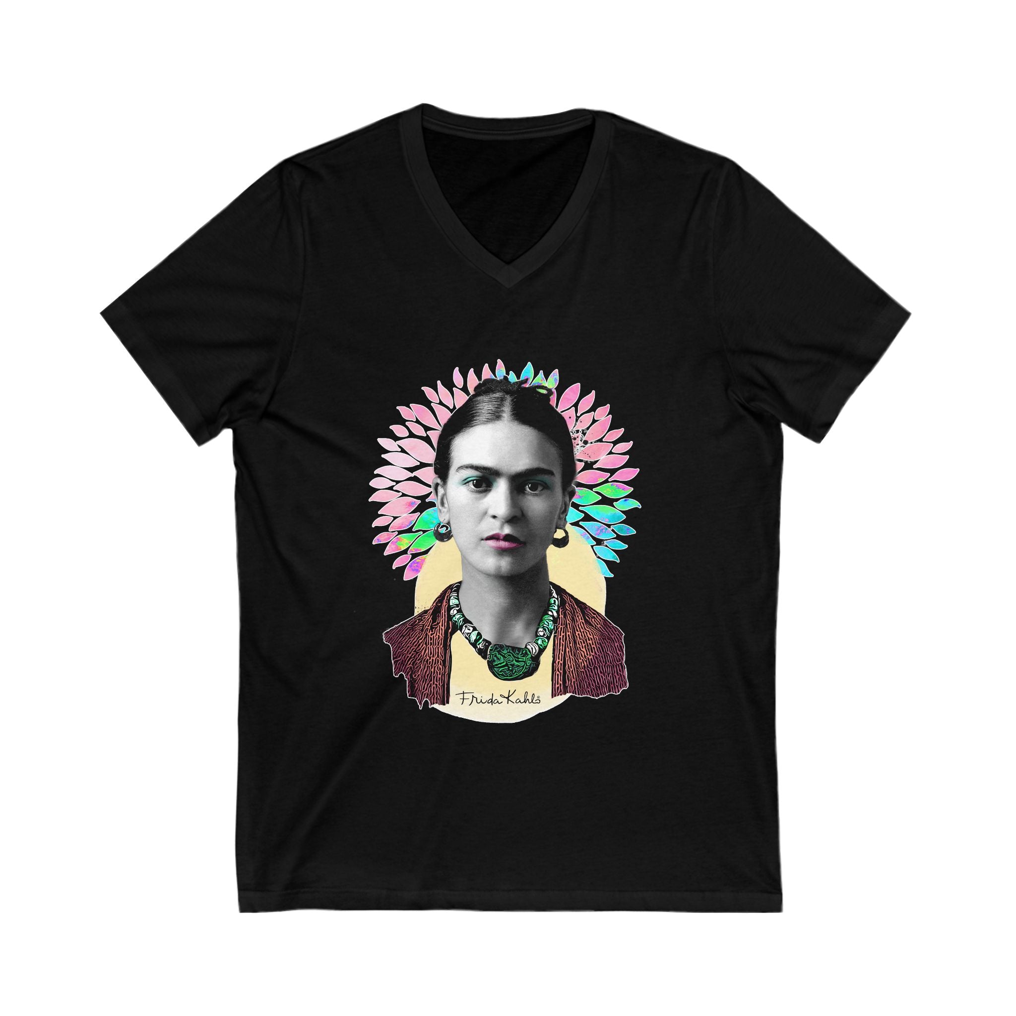 Frida Kahlo V-Neck Tee