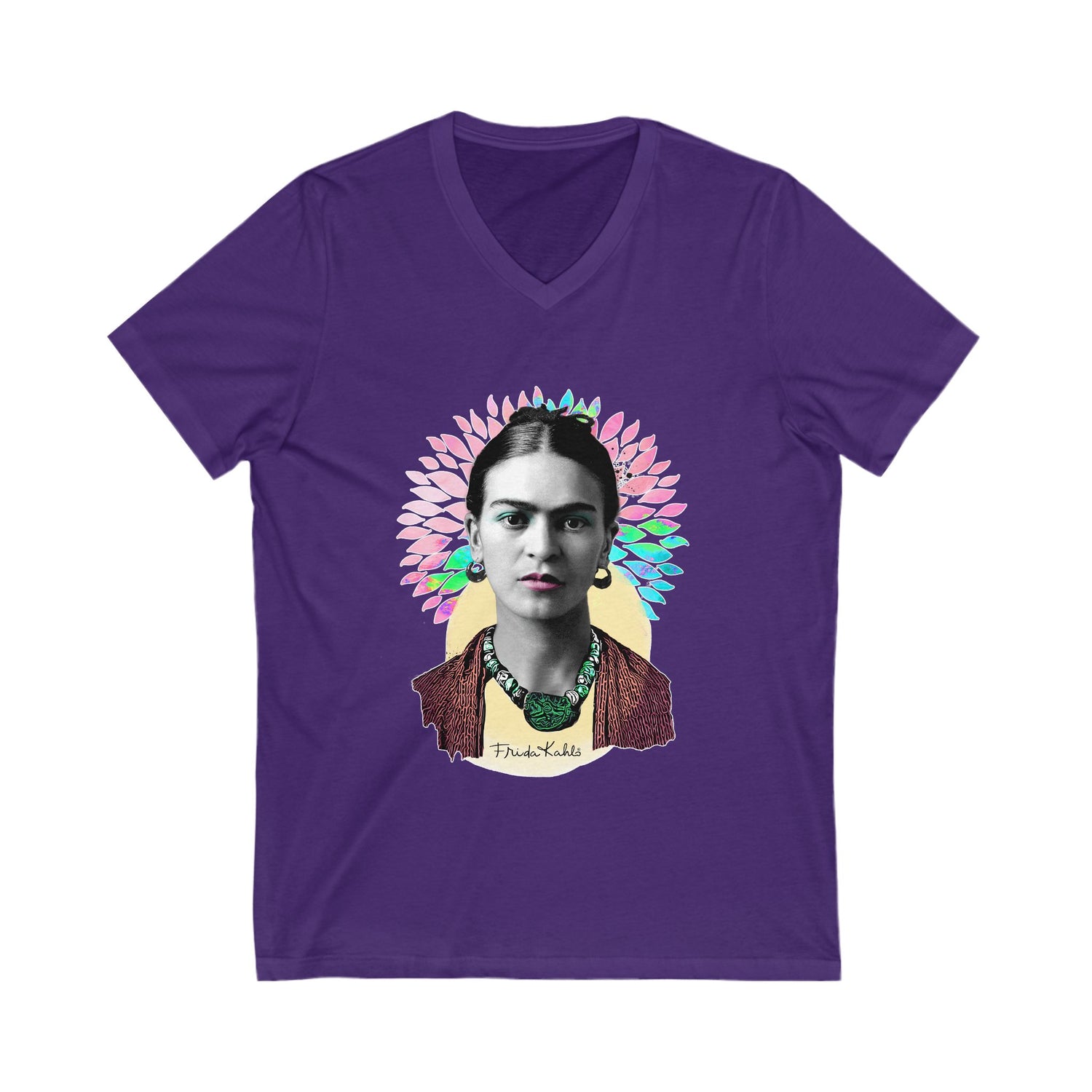 Frida Kahlo V-Neck Tee
