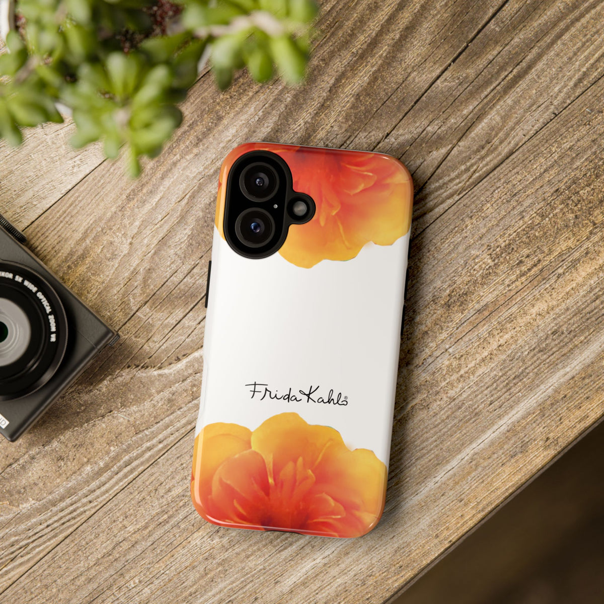 Frida Kahlo Orange Blossom iPhone Case