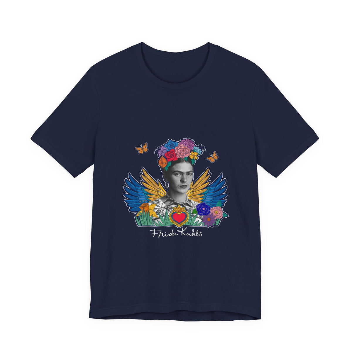 Frida Kahlo Winged Sacred Heart T-Shirt
