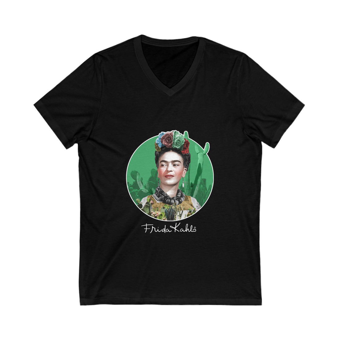 Frida Kahlo V-Neck Tee