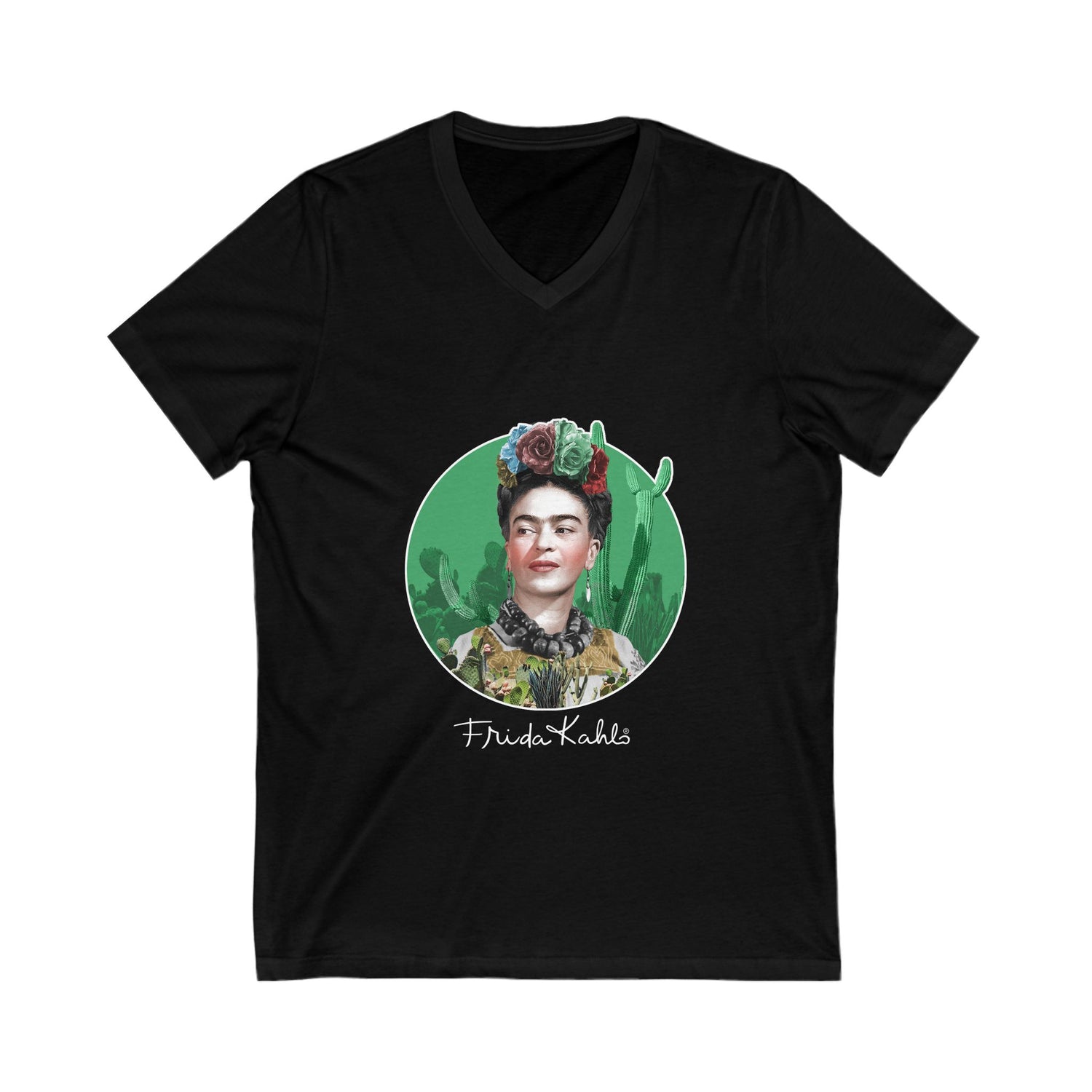 Frida Kahlo V-Neck Tee