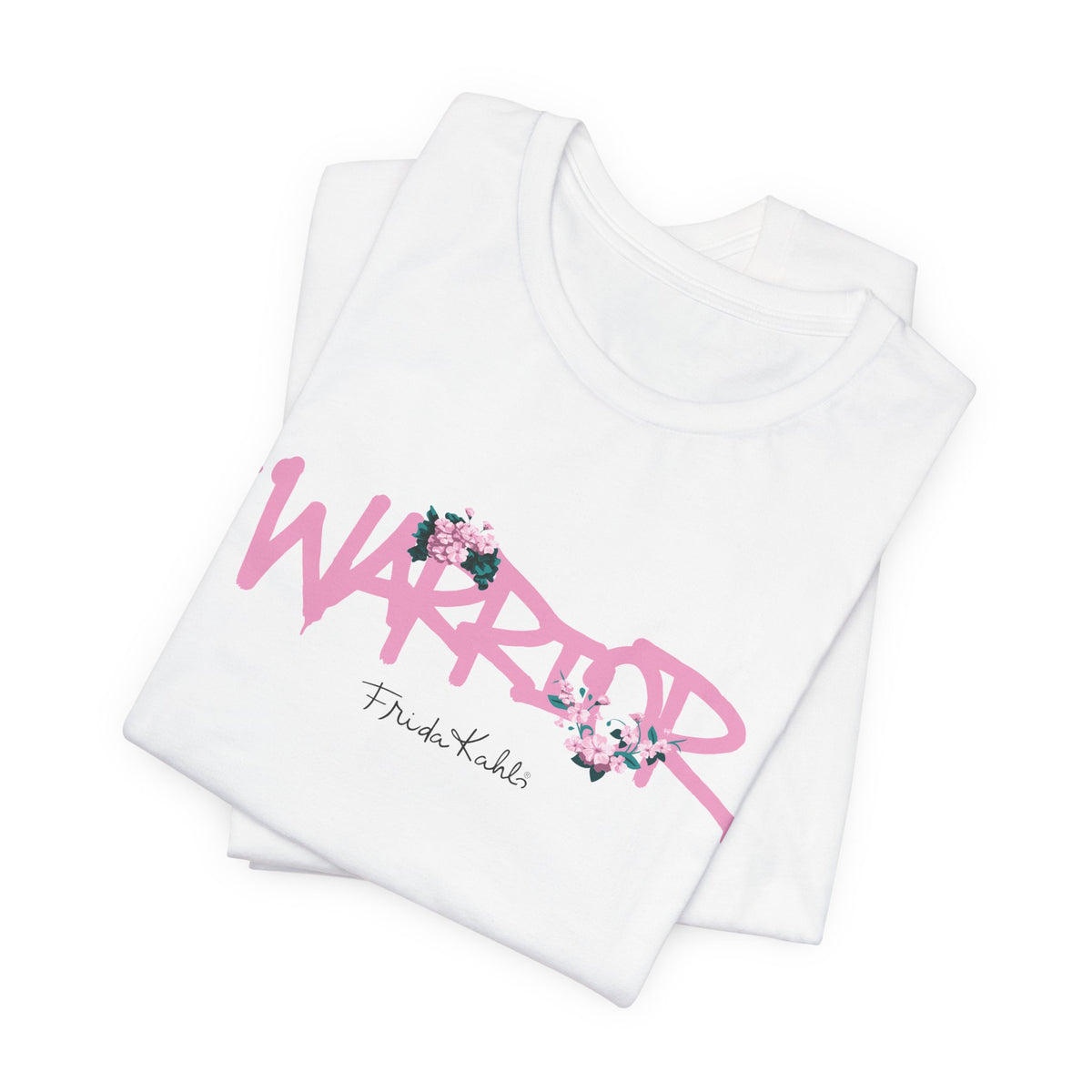 Frida Kahlo Warrior Graffiti Breast Cancer Awareness T-Shirt