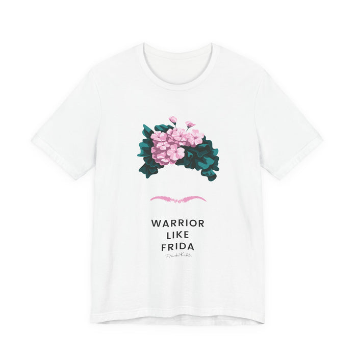 Frida Kahlo Warrior Like Frida Breast Cancer Awareness T-Shirt