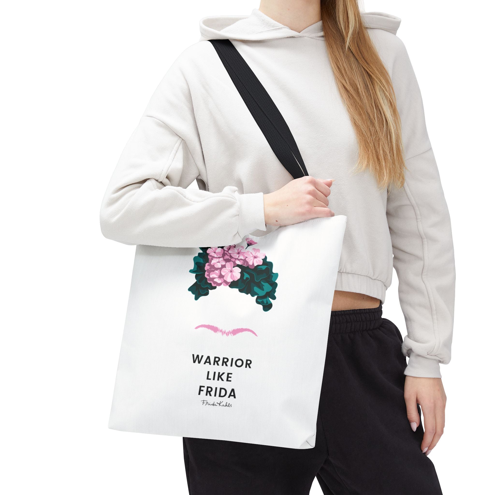Frida Kahlo Tote Bag - Breast Cancer Awareness Collection