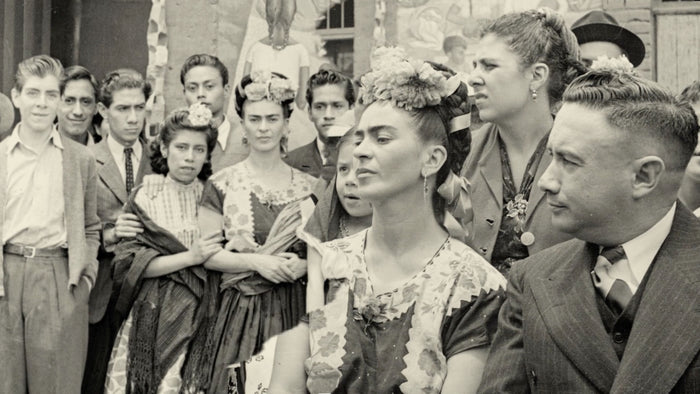 Frida Kahlo with friends